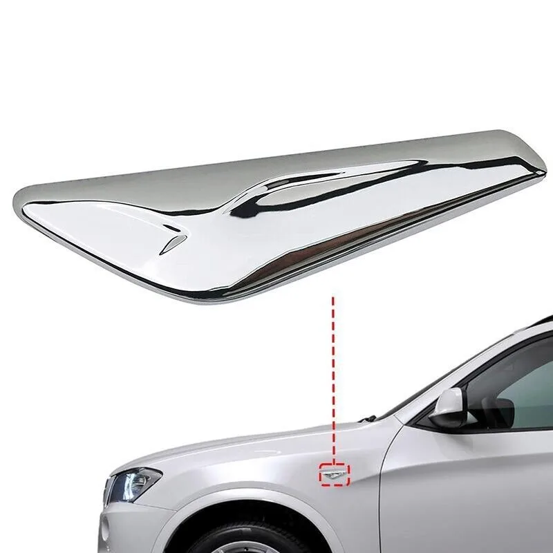 For BMW X3 F25 X4 F26 2013-2017 Car Fender Sticker Marker Turn Signal Light Lamp Left Right Car Stickers 51117338569 51117338570