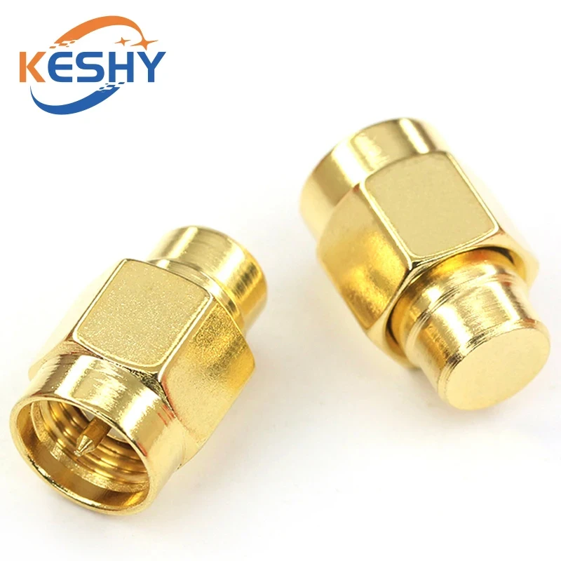 Aksesori Konektor Tutup Berlapis Emas Beban Dummy Penghentian Koaksial RF Jantan SMA 2W 6GHz 50 Ohm