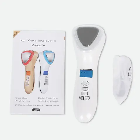LED 얼굴 리프팅 마사지 얼굴 스킨 케어 주름 제거 얼굴 마사지 기계에 대한 새로운 뜨거운 콜드 해머
