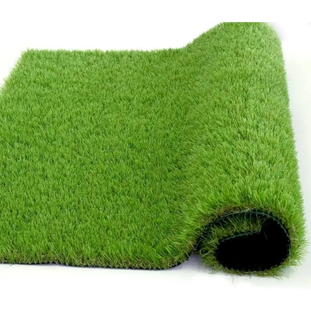 

Artificial Grass Rug Outdoor Indoor 10FTX35FT Fake Grass Carpet Green Synthetic Grass Turf 1.38 Inch Realistic Faux Rug