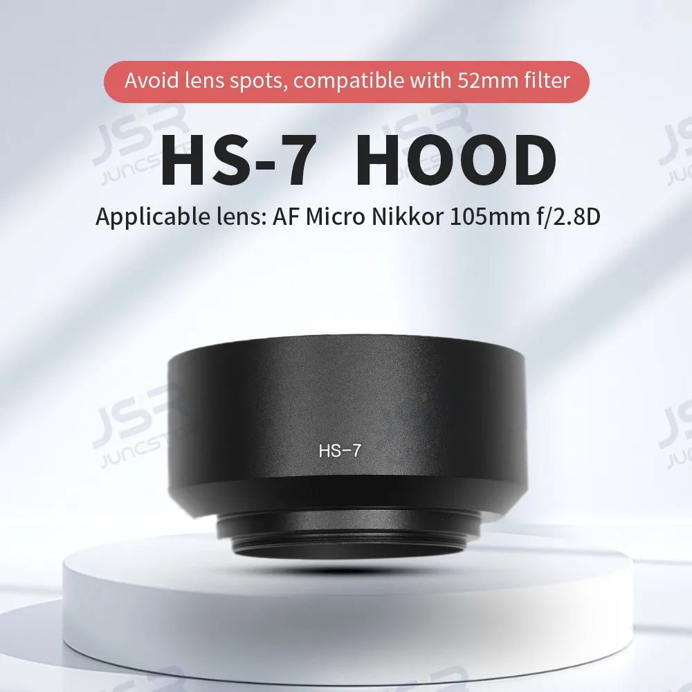 

Suitable for Nikon camera Nikkor 105mm f/2.8 D lens hood instead of HN-7 round mouth hood lens protection accessories