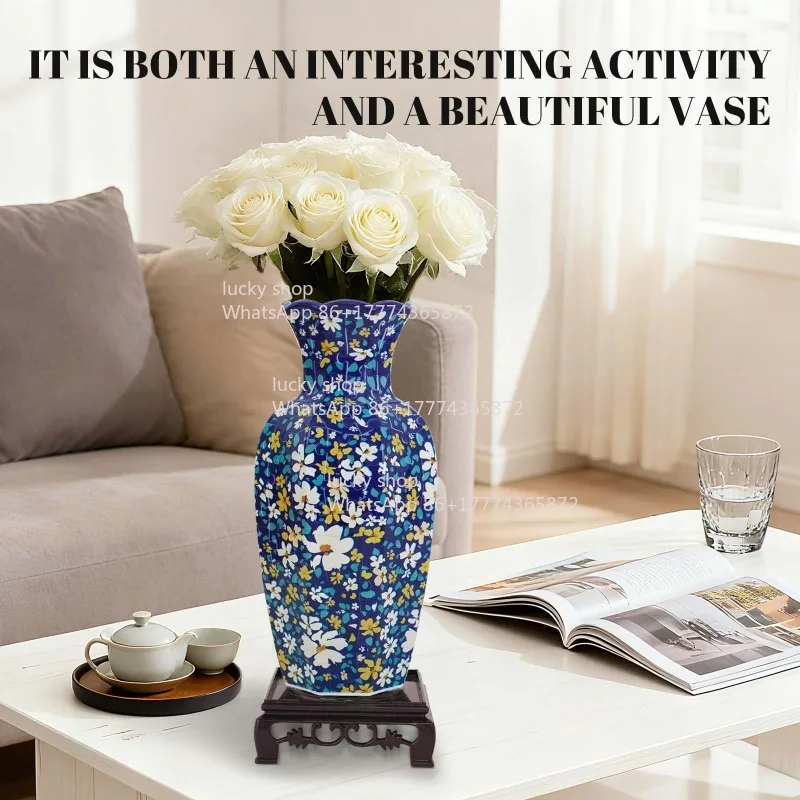 

A Variety of Extra-large Art Vases - Flower Arrangement Water Raising Flowers Rich Bamboo High Vase Ins Wind