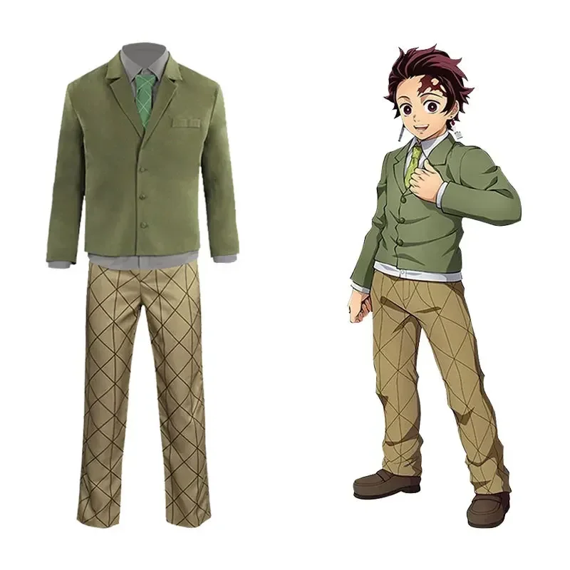 

Anime Cosplay Kamado Tanjirou Man Daily Costume