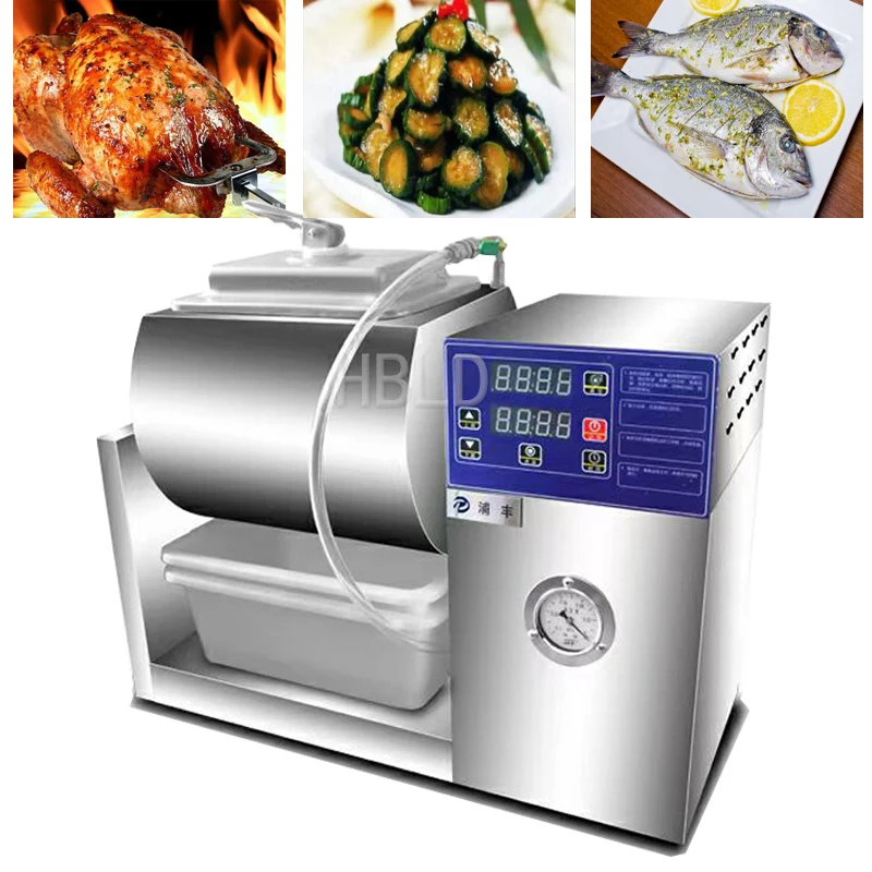 

Commercial Drum Stainless Steel Vacuum Mixer, Beef And Chicken Marinating Machine