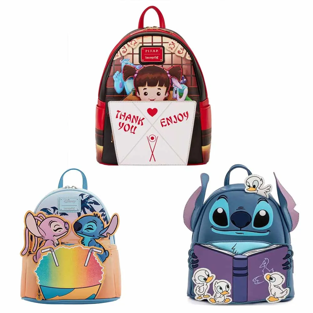 Monsters Inc Boo Takeout Mini Backpack Toy Story 3 Alien Sally Backpack Stitch Children Lady Birthday Gifts for Girls