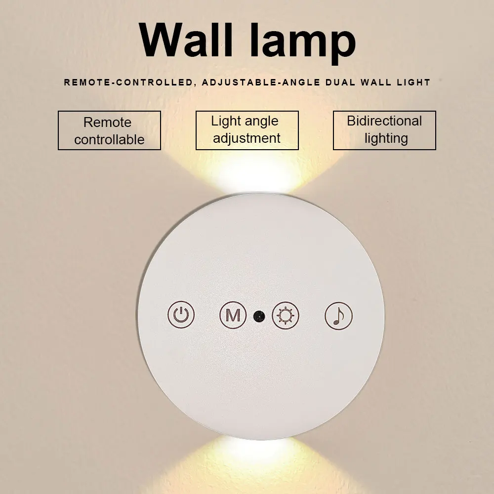 3W LED Wall Light Wall Lamp Porch Light Indoor Decor Bathroom Bedroom Living Room Adjustable Light Angle of 120 Degrees