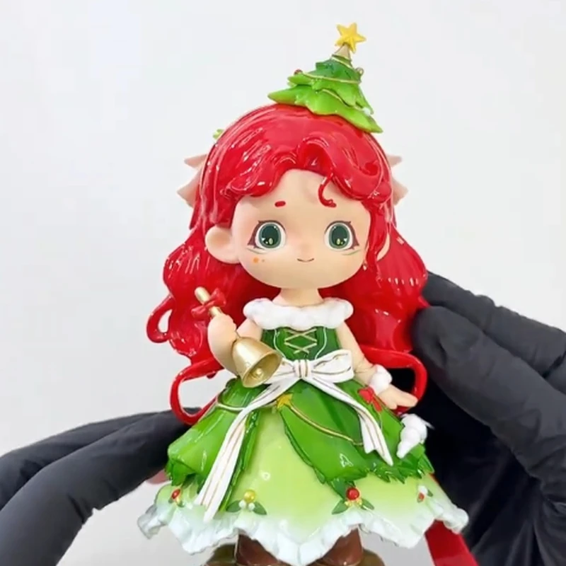 

Authentic Ku Ku Trendy Blind Box Christmas Secret Dance Party Series Collectible Figurine Birthday Gift For Girls Toy Display