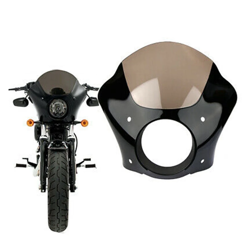 Motorcycle Headlight Fairing Front Shroud Windshield Fairing for Sportster XL883 XL1200 Road King