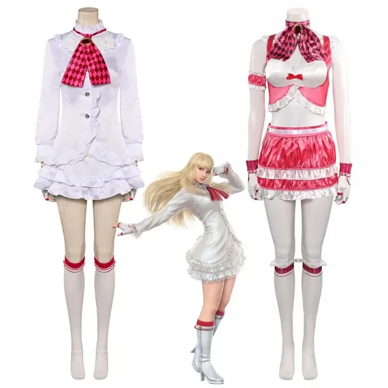 

Tekken 8 Lili Cosplay Fantasia Swimsuit Costume Disguise for Women Girls Bikinis Dress Roleplay Outfits Halloween Carnival Suit