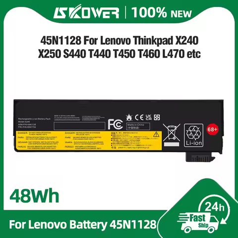 SKOWER 45N1125 45N1128 Battery for Lenovo Thinkpad A275 P50S W550 L450 L470 T440 T450 T460 X240 X250 X260 X270 45N1112 45N1113