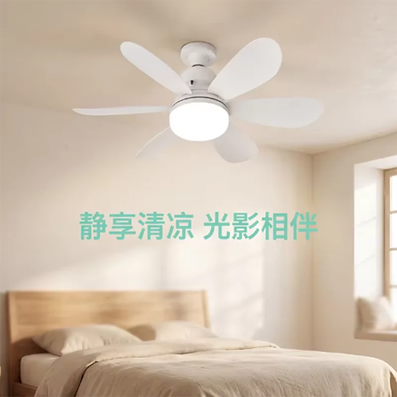 2026 Home E27 LED Ceiling Fan Light Wireless Remote Control with Stepless Dimming Night Lights Smart Fan for Room Office Study