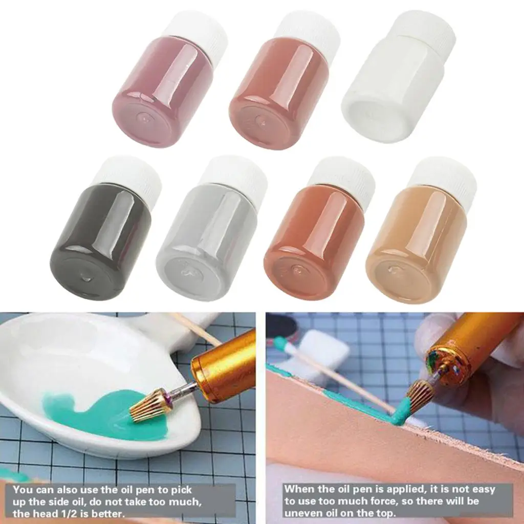 Acrylic Leather Paint Cream Repair Finisher Kit for Bag Restoration Shoe Dyeing and Couch Coloring - view 4