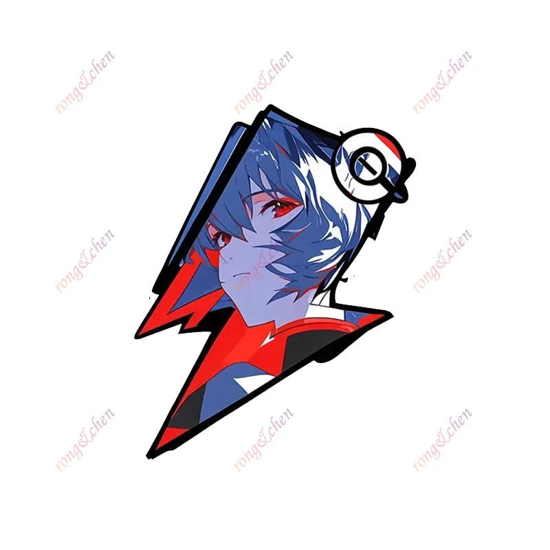 

Funny Car Sticker EVA Asuka Langley for Car Motorcycle Racing Helmet Laptop Trunk Body Car Window Surfboard Waterproof PVC Decal