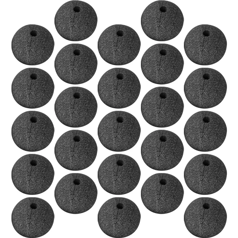 25個 ミニスポンジピエロの鼻 着用が簡単 非刺激性素材 グループイベントに最適 コスプレ フェスティバル カーニバル用品