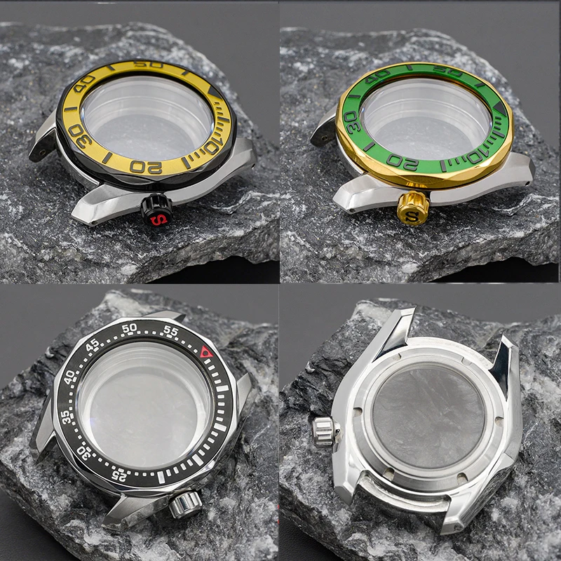 Watch Case  Design SPB185 SPB187 Fit Seiko NH35 NH36 4R 7S Movement 316L Stainless Steel 200M Waterproof Sapphire Crystal