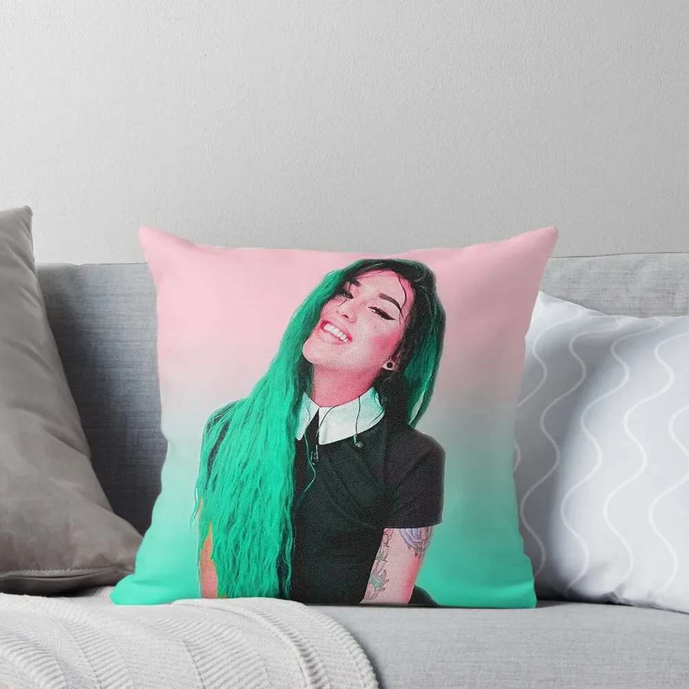 Adore Delano || background color Throw Pillow christmas decorations for home 2025 autumn decoration pillow