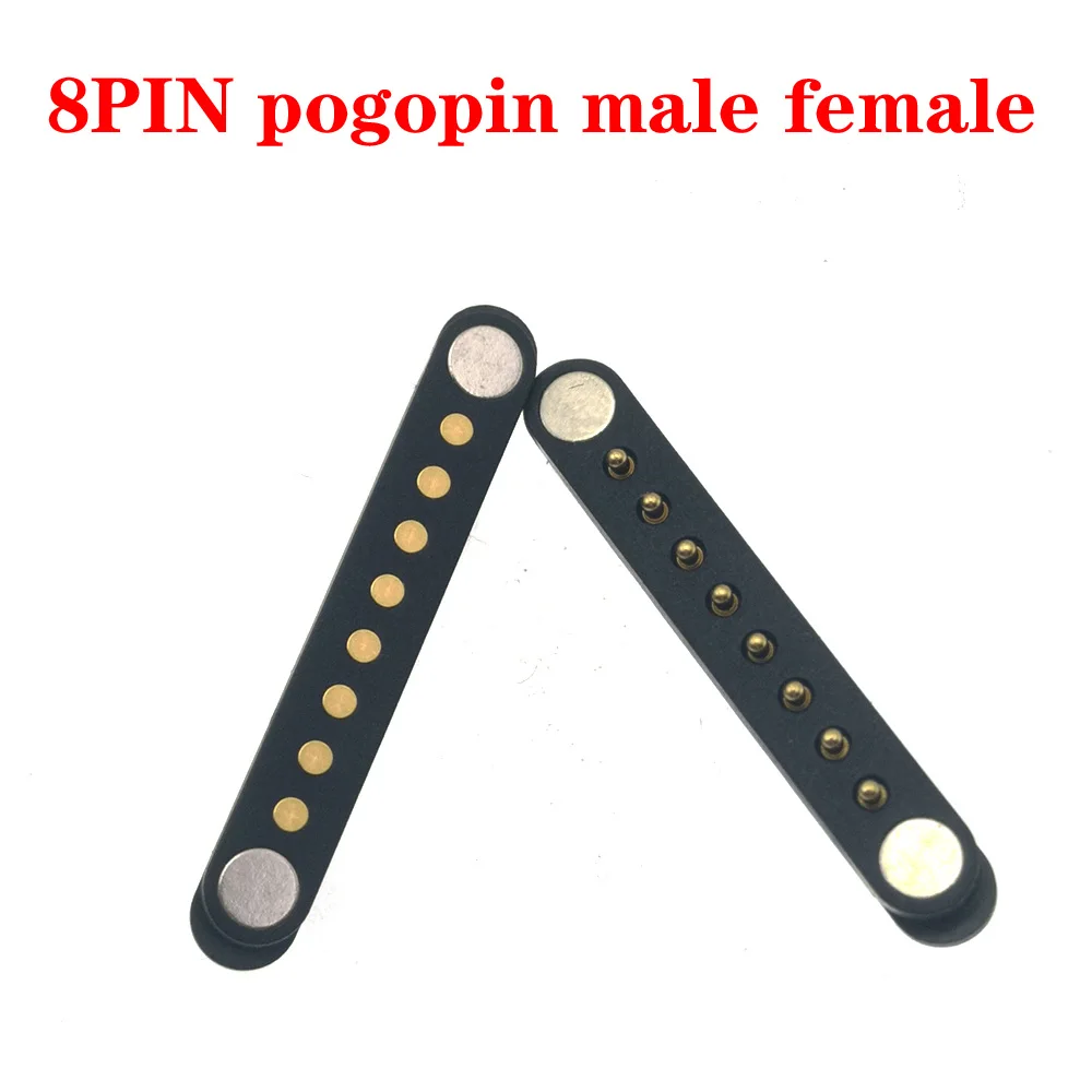 7PIN 8PIN Waterproof Pogo Pin Magnetic Connector Male Female Spring Loaded DC Power Socket Precision power hardware accessory