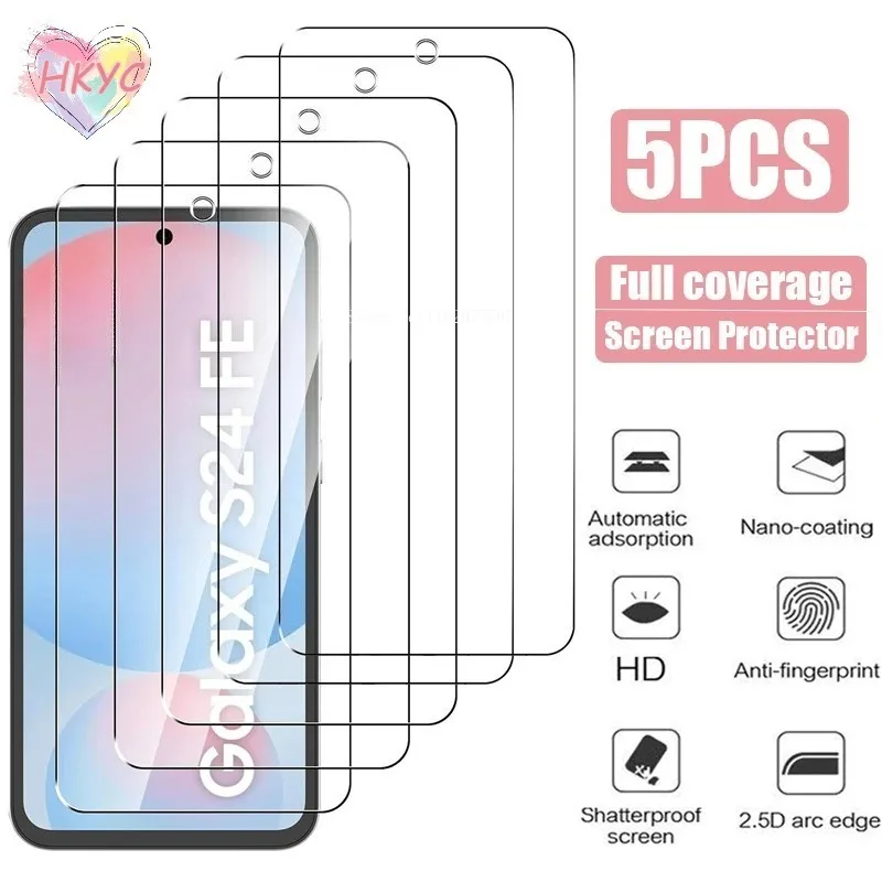 

Защитная пленка из закаленного стекла HD с защитой от царапин для Samsung Galaxy Note 20 Ultra 10 Pro S25 Ultra S24FE S22 S23 Plus S21FE