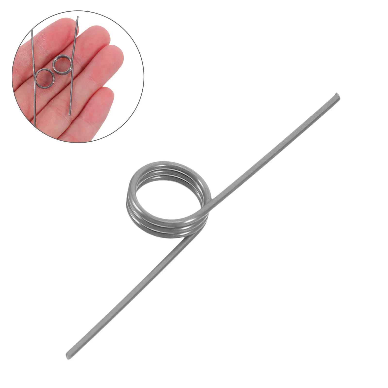 

10 шт. торсионных пружин для крышек контейнеров, гибкие, устойчивые, сменные детали для ремонта крышек мусорных ведер, проволочные пружины, торсионные пружины