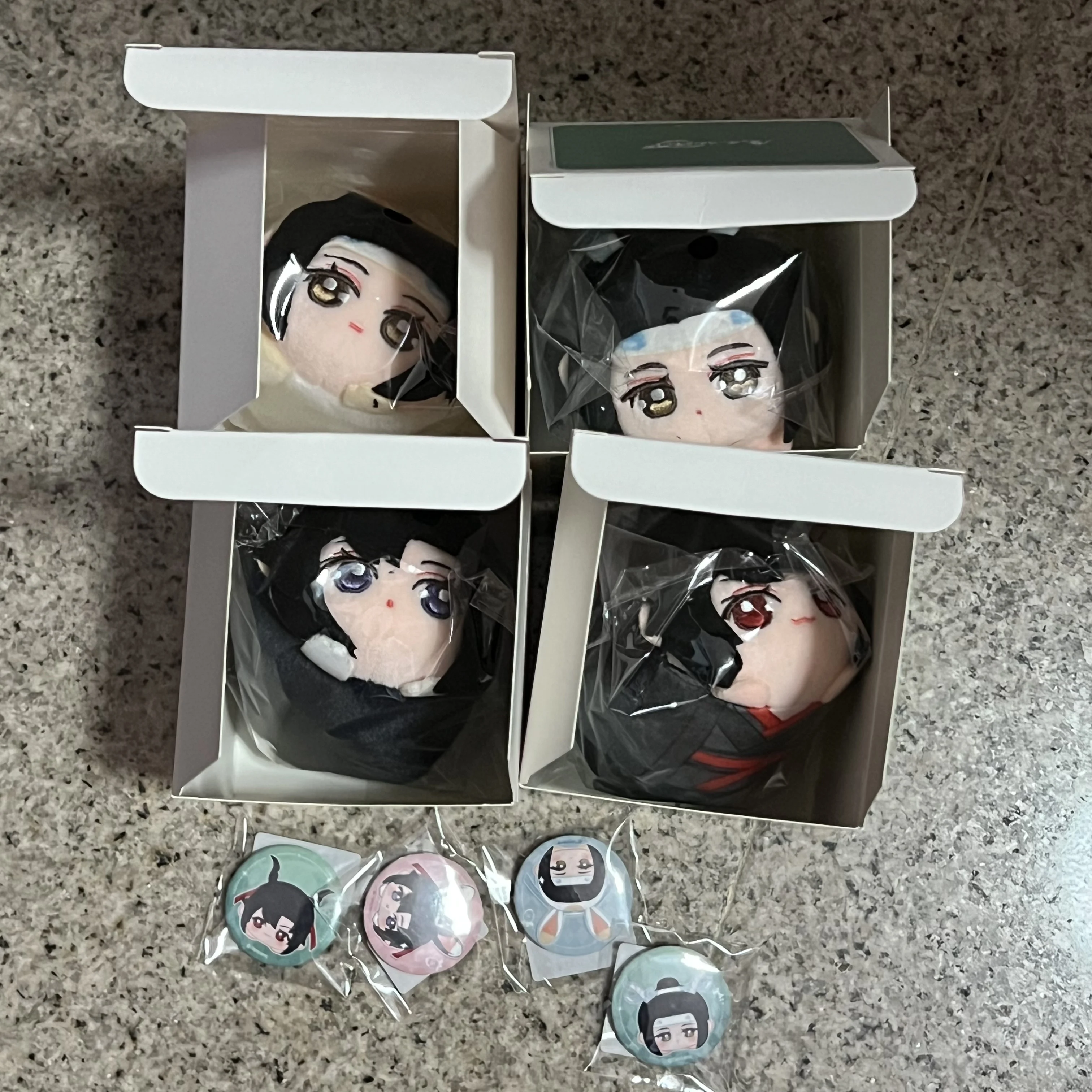 10 cm Anime Mo Dao Zu Shi Knuffels Lan Wangji Wei Wuxian Pluche Hanger Grootmeester Van Demonische Teelt Merch Plushie poppen