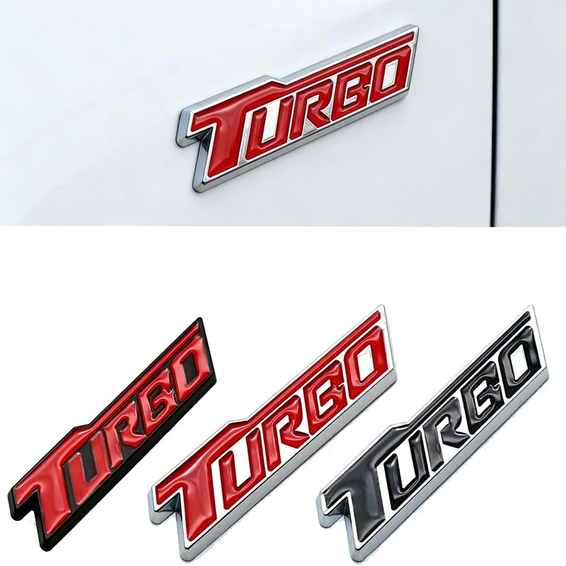 

3D Metal TURBO Fender Decorative Sticker For Chevrolet Malibu Cruze Explorer Trailblazer Modified Accessories