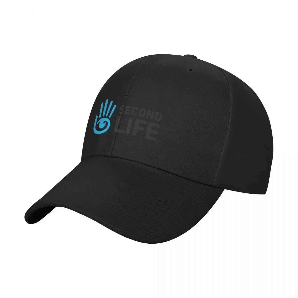 

Second Life Logo Black Font Baseball Cap Military Tactical Cap Sports Cap funny hat Girl Men's