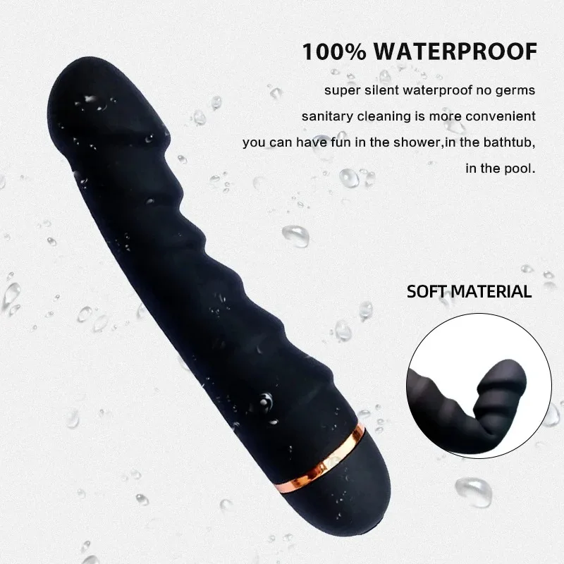 10 Modes Vibrator Soft Silicone Dildo Realistic Penis Strong Motor G-spot Clitoral Stimulator Female Masturbator Adult Sex Toys