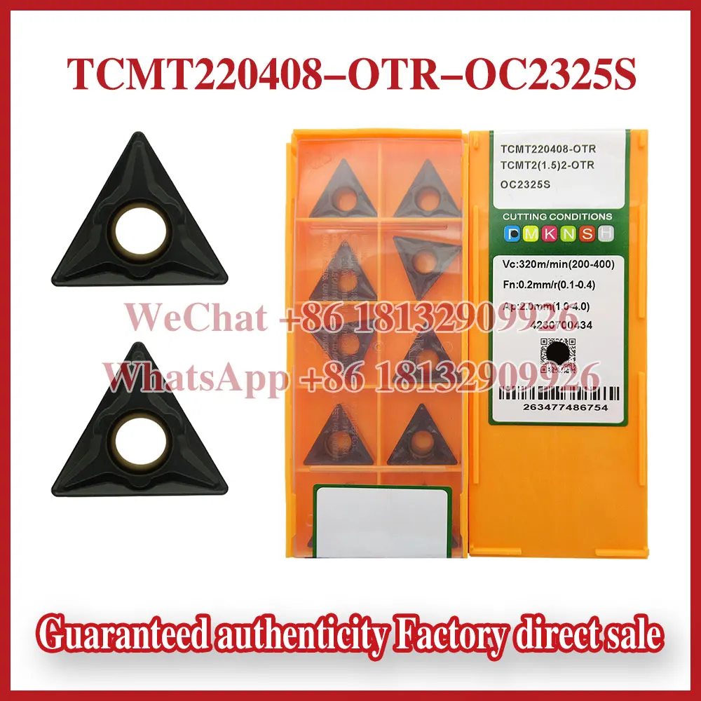 100% الأصلي TCMT16T308-OTR TCMT220408-OTR OP1215 OP1315 OC2025 OC2125 OC2325S OC3215 الأصلي حقيقية CNC شفرات #6