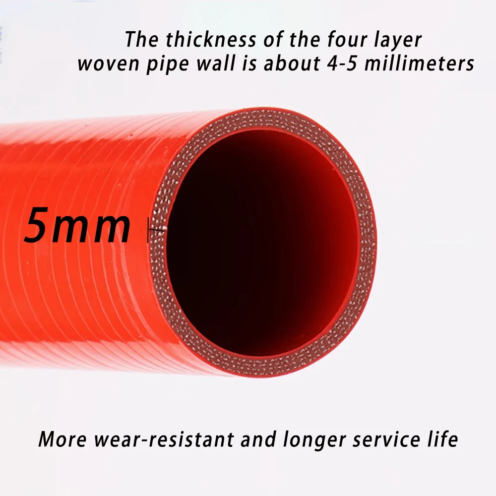 Steel Wire Reinforced Variable Diameter Silicone Hose Automotive Flexible Air Intake Water Pipe Filter Connection Hose