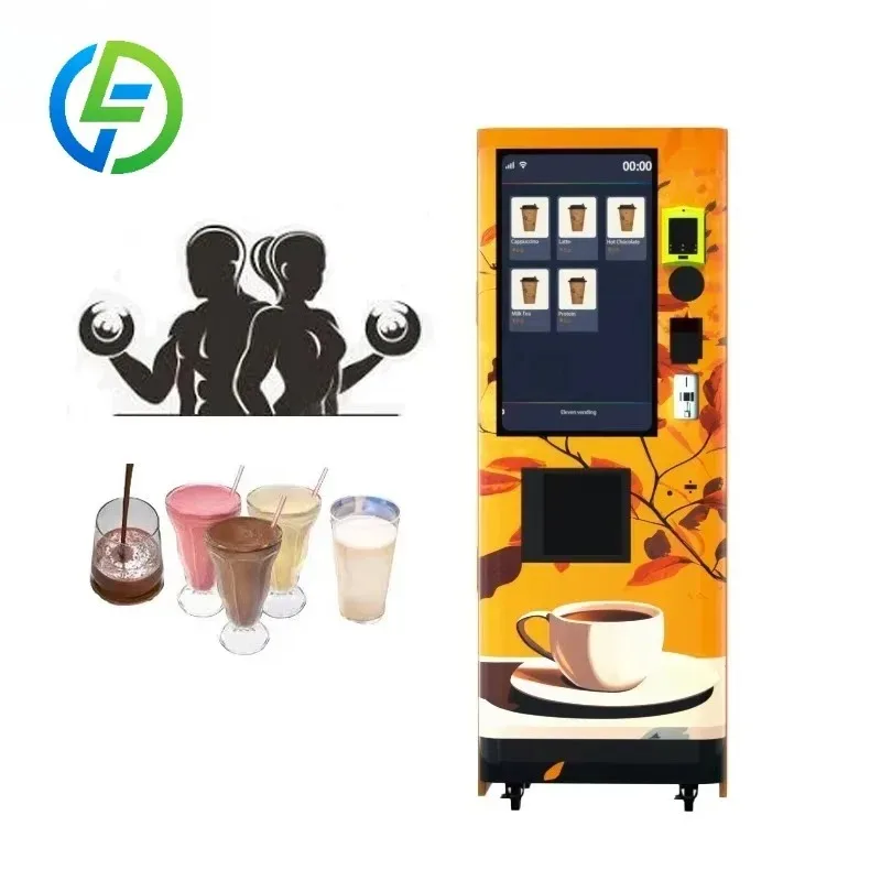 FL Customized protein powder vending machine Friendly Low Power Protein Shake Vending Machine with Low Power Consumption Design