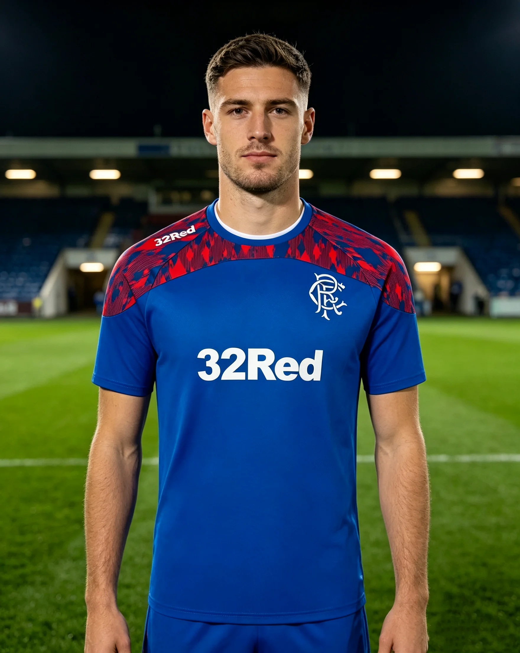 Rangers Football Jersey 2026-27 Summer New Men's Women's Football Oversize Sports Shirt Breathable Rapid Drying Football Jersey