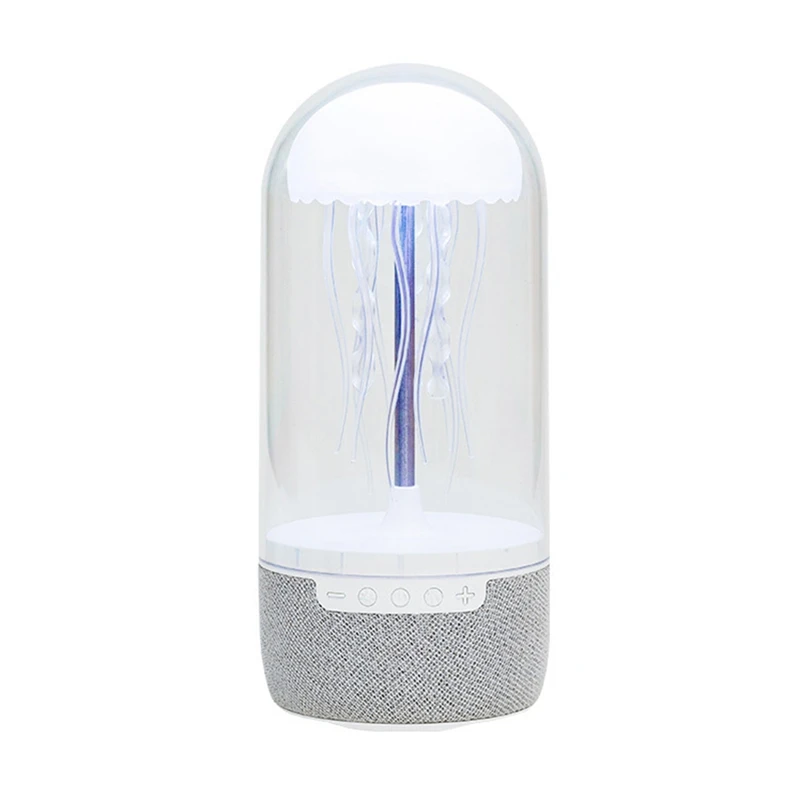 Jellyfish Lamp Bluetooth Speaker - Colorful Portable Hifi Stereo With 3D Surround Sound Subwoofer Home Theater System