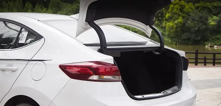 car styling car tail door post protection trims for Hyundai  Elantra 2017 2018 2019