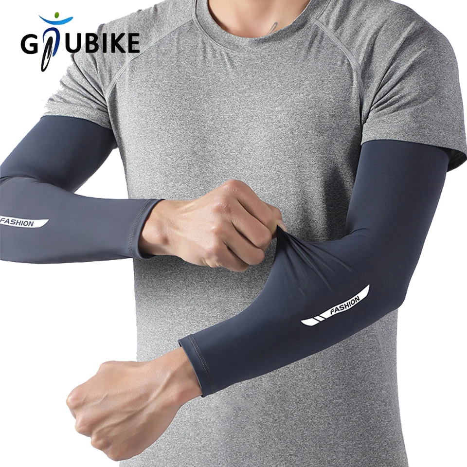 

Нарукавники GTUBIKE из ледяного шелка: дышащие, с УФ-защитой, охлаждающие, для походов, баскетбола, велоспорта, бега и других видов спорта на открытом воздухе