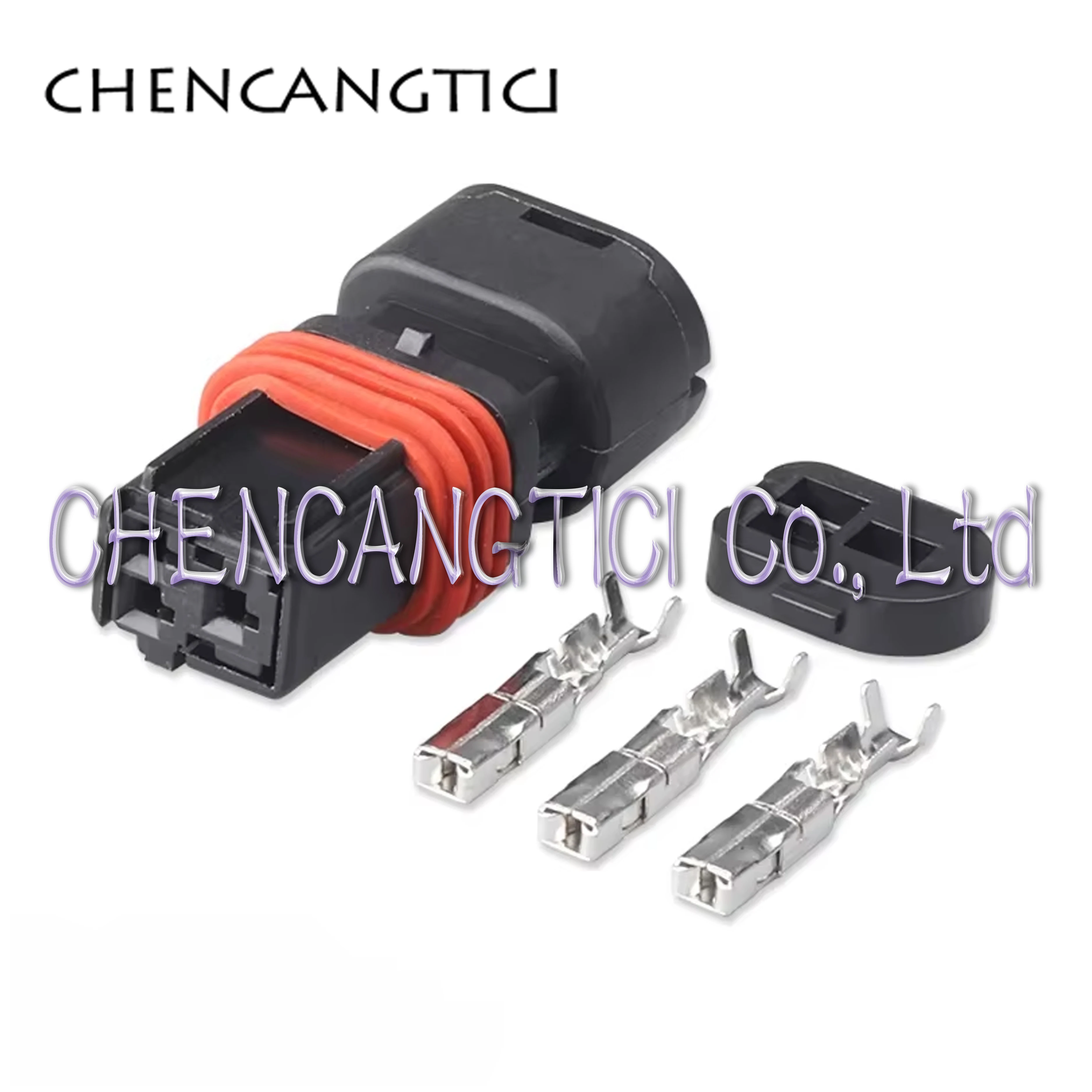 

1 Set 3 Pin Automotive Waterproof Sensor Connector Female Wiring Electrical Socket Car Housing Plug
