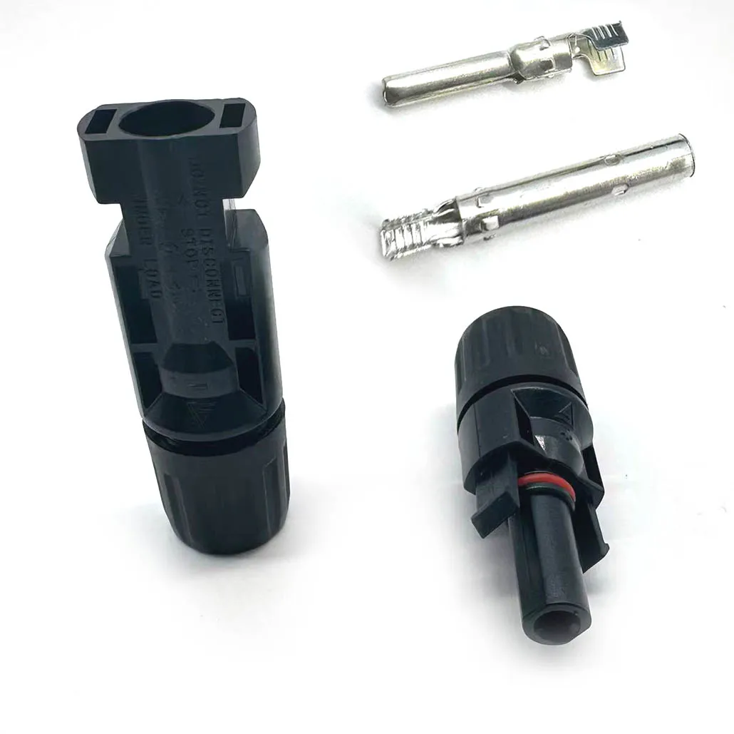 

Solar PV Connector IP67 PV Cable Connector Male to Female 1000V 30A Solar Parallel Branch DIY Solar Kits System for PV/MC