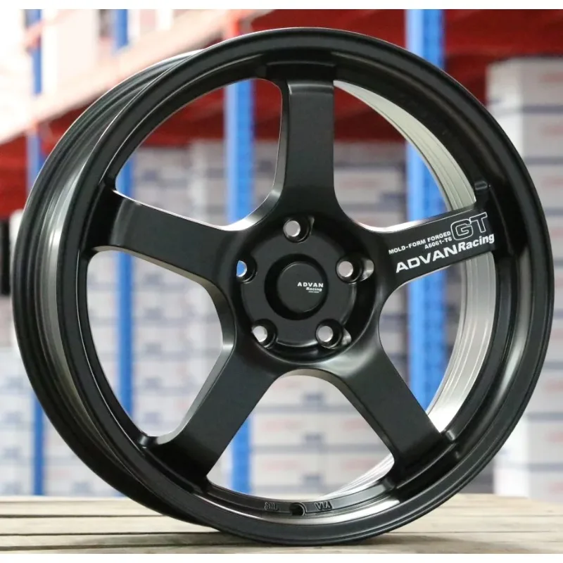 عجلات مصبوبة 5x120 5x114.3 5 × 108 5 × 100 15، 16، 17، 18، 19 بوصة ET38/35، مناسبة لجميع موديلات السيارات، إطارات عالية الأداء #2