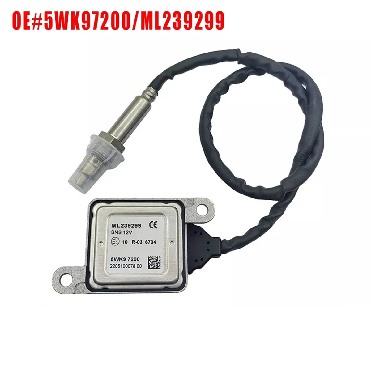 12V Particle Nitrogen Oxygen Sensing ML239299 5WK97200 for Mitsubishi Canter/Fuso 2017 NOX Sensor After Cat ML239298—L49A