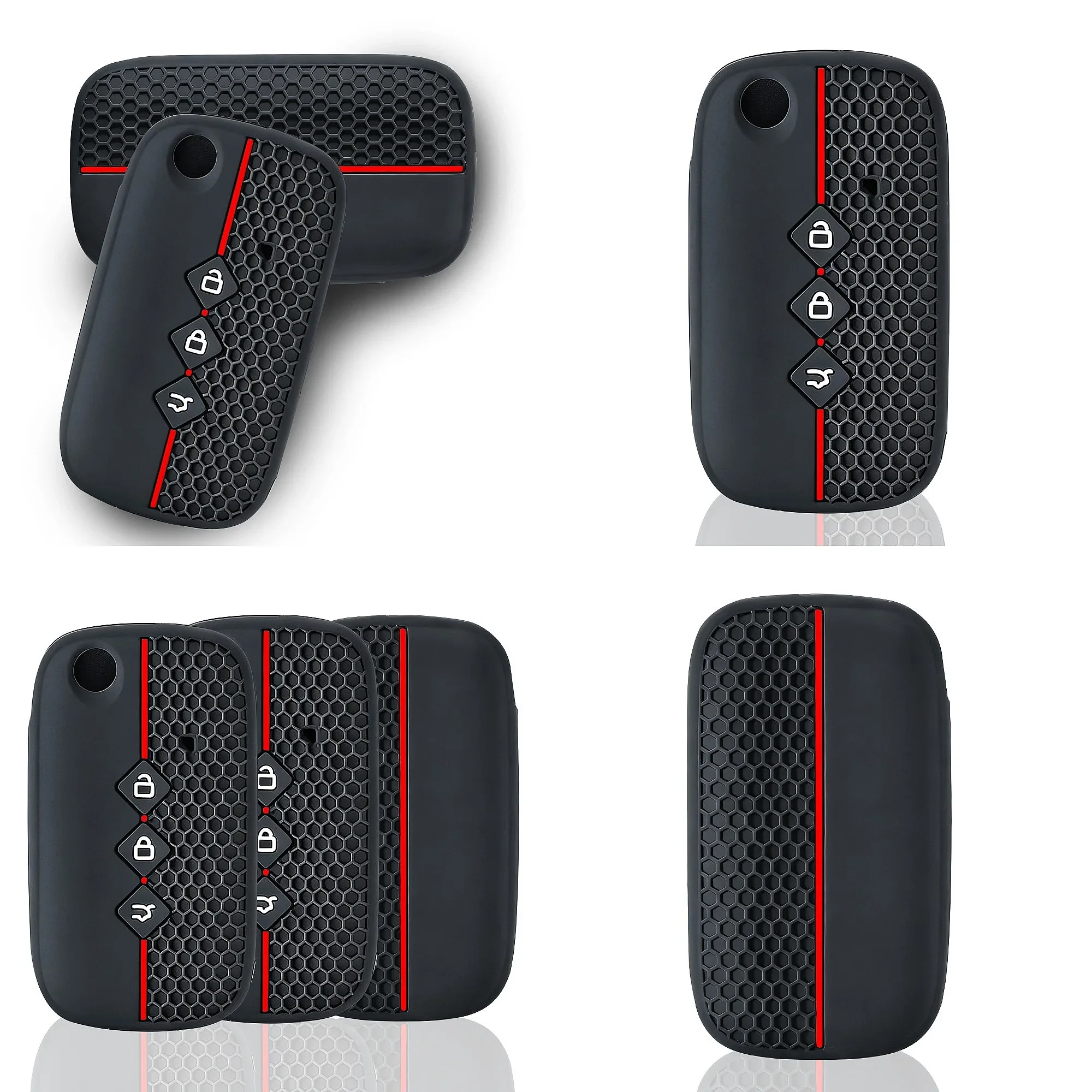 Silicone Remote Car Key Case for Wuling Hongguang S Baojun 510 730 360 560 RS-5 530 630 Chevrolet Aveo Trax Groove Captiva 2024