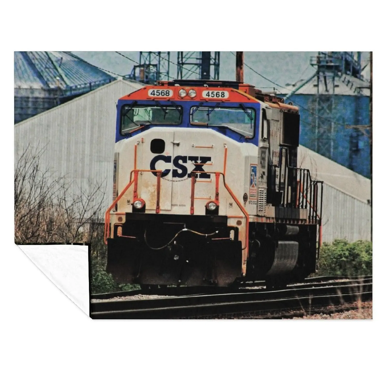 

CSX #4568 SD70AC Operation Lifesaver 50th Anniversary (Original) Throw Blanket Luxury Thicken Furrys Blankets