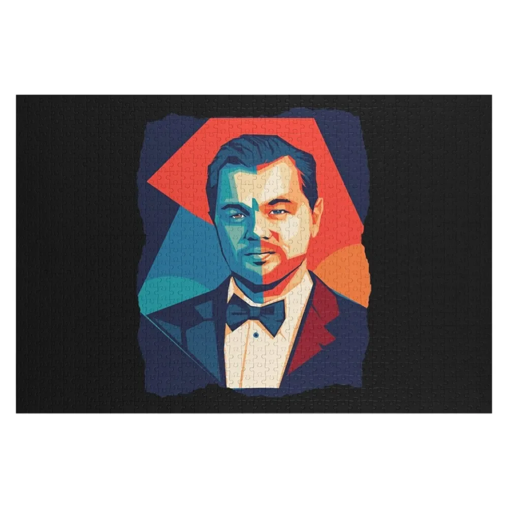 

LEONARDO DICAPRIO Jigsaw Puzzle Toys For Children Custom Name Child Toy Puzzle