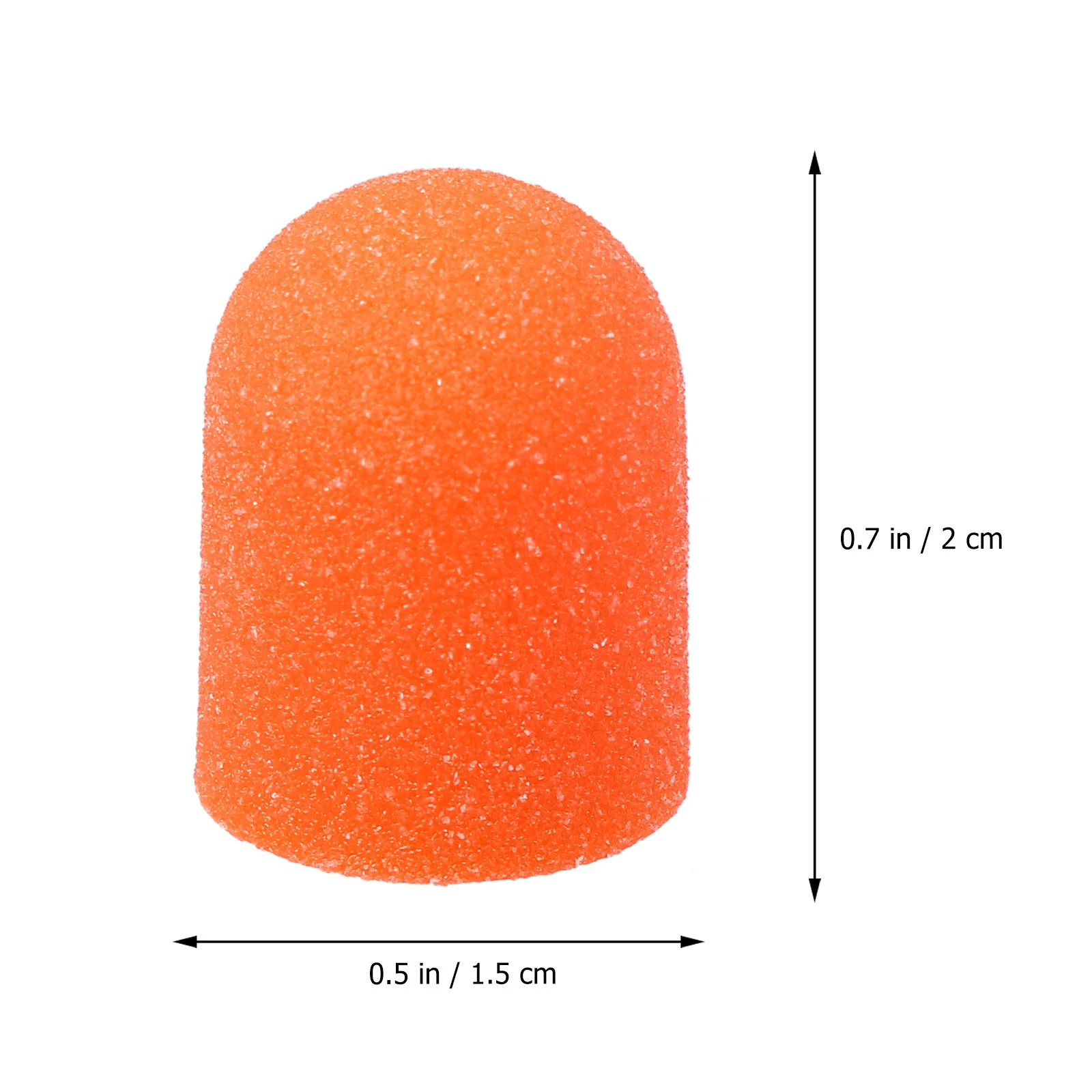 10 قطع من غطاء تلميع فن الأظافر، مقاوم للحرارة، سهل الاستخدام، أداة مانيكير محمولة، غطاء تلميع فن الأظافر