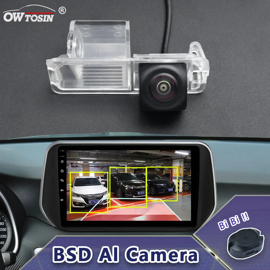 

170° AHD AI Car Vehicle view Camera For Volkswagen VW Golf 6 VI 2010 2011 Passat B6 CC BSD Blind Spot Radar Alarm Monitor