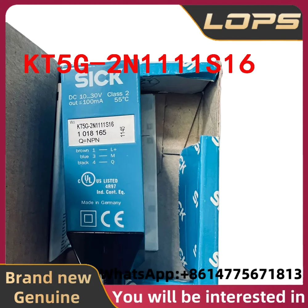 KT5G-2N1111S16 Brand new original SICK NPN color sensor, order number 1018165, welcome to consult
