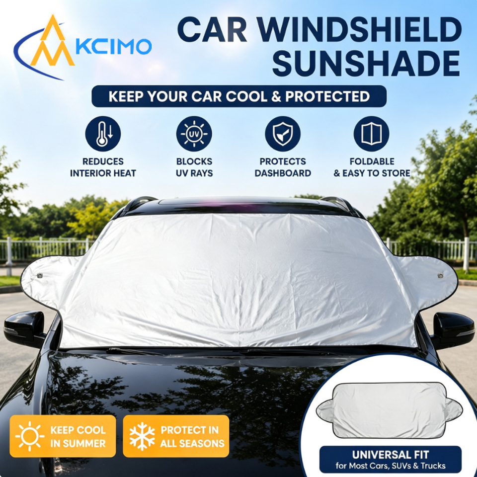 Outdoor Parking Car Windshield Protector Effective Sun Shade Heat Barrier Anti Snow Dust Waterproof Auto Exterior Cover