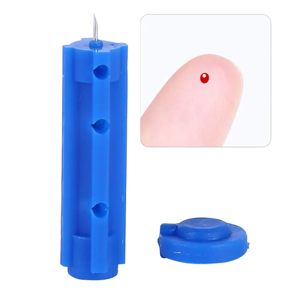 50Pcs Disposable Peripheral Blood Collection Needle Medical Lancet Cupping Bloodletting Pen for Peripheral Blood Collection