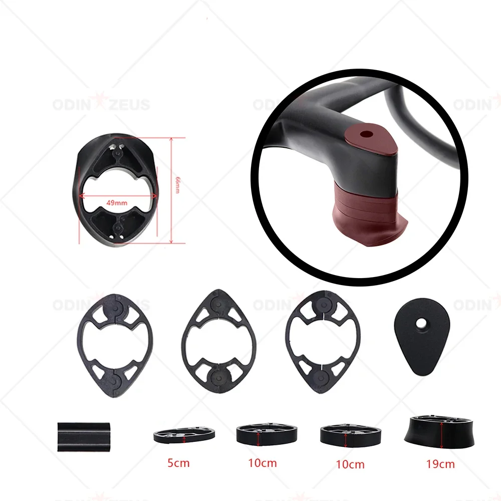 

For Ultra 1k Aero Carbon Fiber Road Integrated Handlebars Bicycle Gasket Accessories And Aluminium Alloy Computer Stand