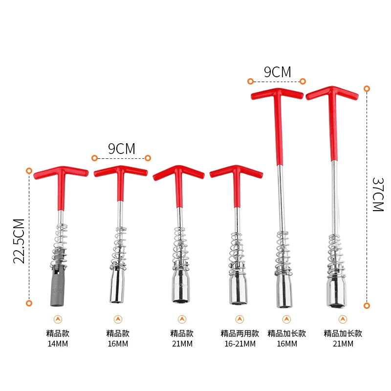 Universale 14mm 16mm 21mm chiave per strumento di rimozione della candela chiave a bussola per la rimozione della candela a 360 gradi strumento di