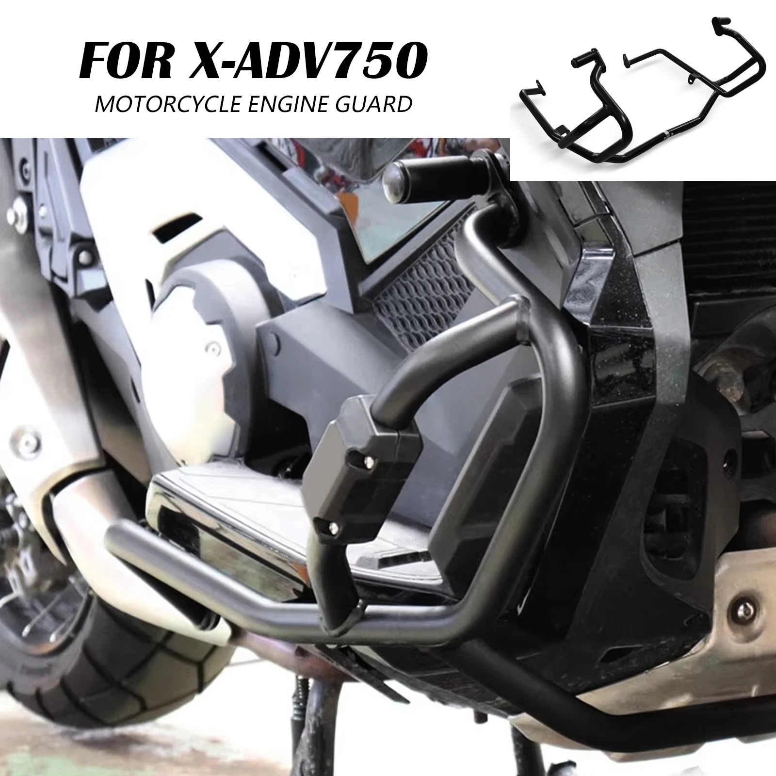 

For Honda XADV 750 xadv 750 2021-2024 2025 Motorcycle Accessories Bar Bumper Frame Protector Bars Highway Engine Guard