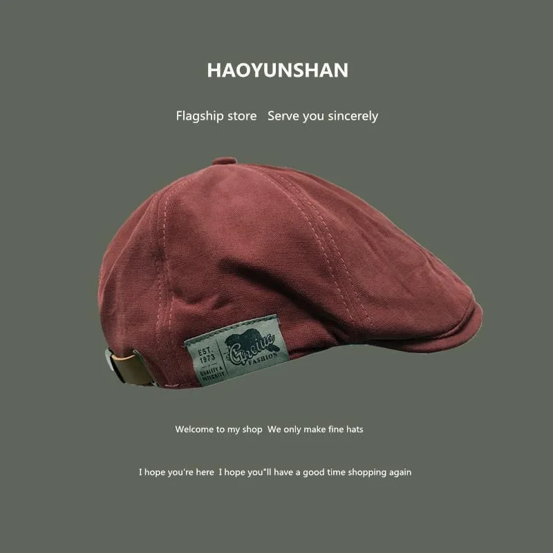 Cotton Peaky Blinders Caps For Men Hats Berets British Western Style Ivy Cap Classic Winter Woman Vintage Linen Beret - view 6